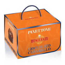 Panettone Bonifanti - Cioccolato e Caramello - Confezione da 750 g