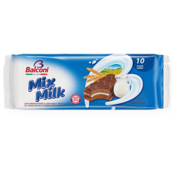 Merendine Balconi - Mix Milk - Al Latte - 10 Pezzi - 350 gr