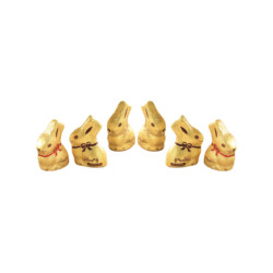 Coniglietti Lindt - Lindor - Gold Bunny Assortiti - Bianco, Latte e Fondente - 500 g