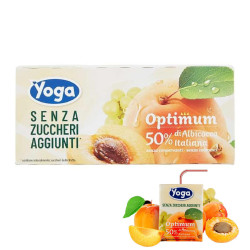 8 Confezioni Succo di Frutta Yoga - Optimum - Albicocca - Senza...