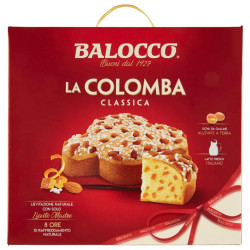 Colomba Classica - Con uvetta e canditi - Balocco - 1 kg