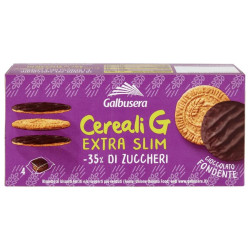 Biscotti Galbusera - Cereali G - Extra Slim Fondente -35% Zuccheri...