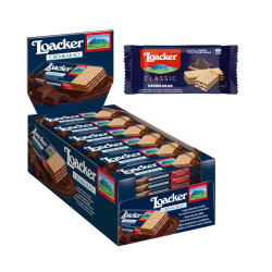 Biscotti Wafer Loacker - Snack Cremkakao- Cacao - 30 Pezzi da 17,2 g