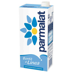 Latte Parmalat UHT - Latte Parzialmente Scremato - 6 Brik da 1 Litro