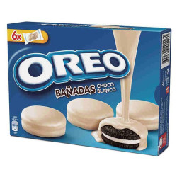 Biscotti Oreo Banadas - Ricoperto di Cioccolato Bianco - 6 Blister...