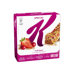 Barrette di Cereali - Kellogg's Special K - Frutti Rossi - 6 pz