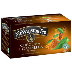 Te' Sir Winston Tea - Infuso Curcuma e Cannella - 20 Filtri