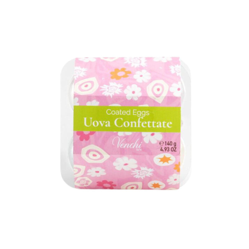 Covetti Confettati - Venchi - Uova Gallina - Confezione da 4 pz da 35 g