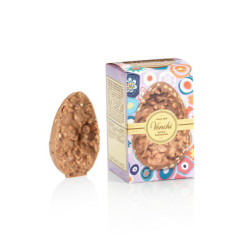 Mini Uovo Cioccolato  Venchi - Mignon - Mandorle Salate e Cioccolato Bianco al Caramello - 70 g