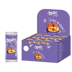 Tortina Milka - Cake & Choc - 12 pezzi da 35 gr Cioccolato