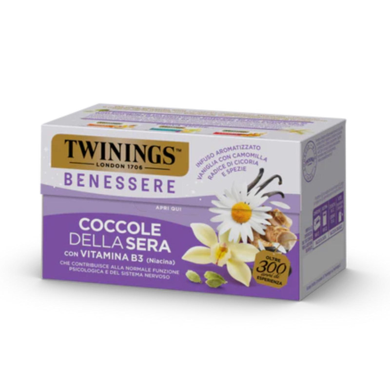 Te' Twinings - Benessere - Coccole della Sera - 18 Filtri