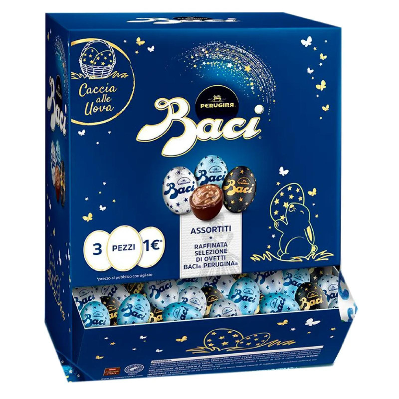 Ovetti Baci Perugina - Assortiti - Classico, Latte e Fondente - Marsupio da 3 kg