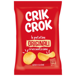 Busta Patatine Crik Crok - Le Patatine Originali - Classiche - 400 gr