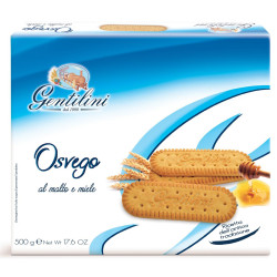 Biscotti Gentilini - Osvego al Malto e Miele - 500 gr