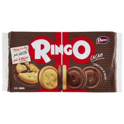 Biscotti Ringo Classici - 330 gr - 6 Porzioni - Ripieno a Cacao