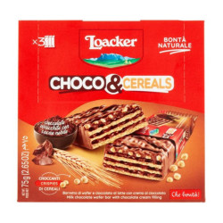 Biscotti Loacker - Cioccolato al Latte e Cereali - Choco & Cereals...