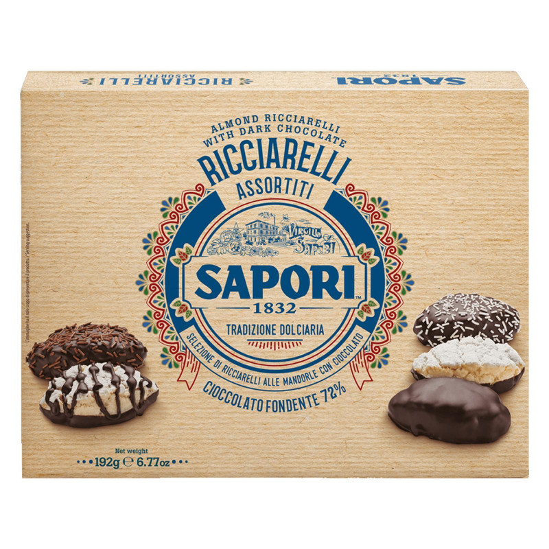 Ricciarelli Assortiti - Sapori - 192 gr