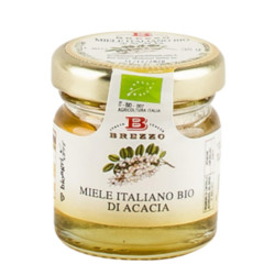 Miele Brezzo - Miele di Acacia Mignon - Vasetto Vetro - 20 x 35 g