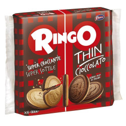 Biscotti Ringo Thin - Ciccocolato - 6 Porzioni di 6 Biscotti