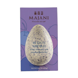 Uovo Cioccolato Majani - Cioccolato Bianco e Mirtilli - 245 g