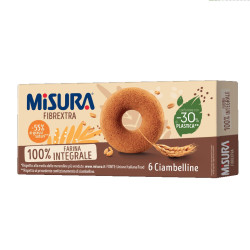 Ciambelline Misura - Fibre Extra - Integrali - 230 gr - 6 Ciambelle