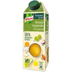 Brodo Liquido Classico Knorr - Vegetale - 9 Verdure - 750 ml