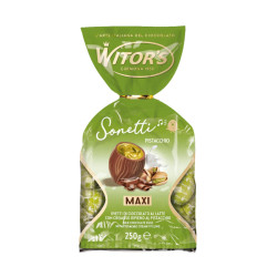 Maxi Ovetti Cioccolato Latte - Witor's - Con Crema al Pistacchio -...