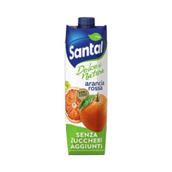 Succo di Frutta - Santal - Arancia Rossa Senza Zuccheri Aggiunti - Brick da 1000 ml