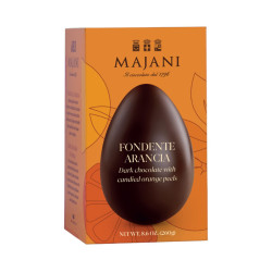 Uovo Cioccolato Majani - Fondente Arancia - Cioccolato Fondente e Arancia - 260 g