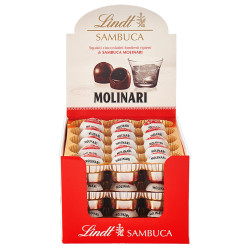 Praline Lindt - Cioccolatini Sambuca Molinari - Expo 45 pz da 13 gr