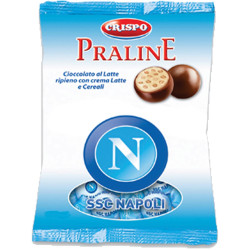 Praline Cioccolato al Latte Crispo SSC Napoli Ripiene Crema al...