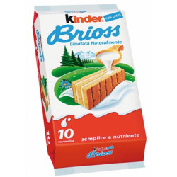 Merendine Kinder Brioss - 10 Pezzi 