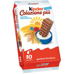 Merendine Kinder Colazione Più - 10 Pezzi 