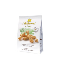 Panetti Croccanti - Cracker - Bibanesi - Gusto Olive - 100 g