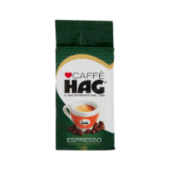 Caffè Decaffeinato - Gusto Espresso - Hag - Macinato - Decaffeinato...