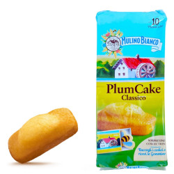 Merendine Mulino Bianco - Plumcake Classico - 10 Pz - 330 gr