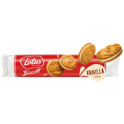 Biscotti Lotus Ripieni - Biscoff con Crema Vaniglia - 150 g