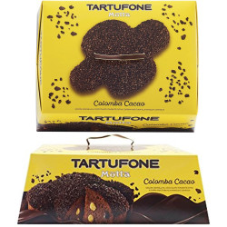 Tartufone Colomba Cacao - Doppia Crema alla Vaniglia e Gianduia -...