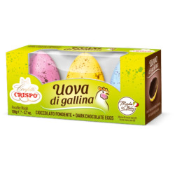 Uova di Gallina Confettate Maculate - Crispo - 3 Pz - 105 g