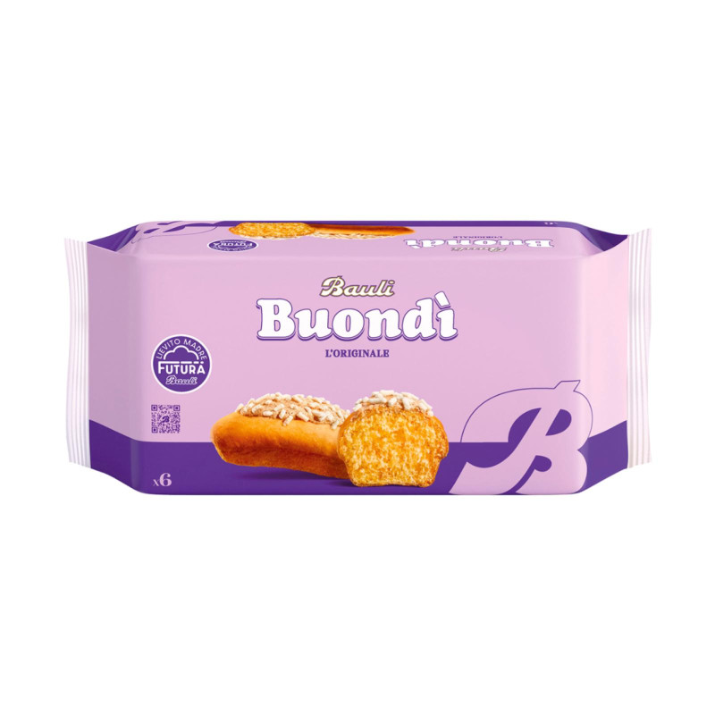 Merendine Buondi' Bauli - Classico - 6 Pezzi - 198 g