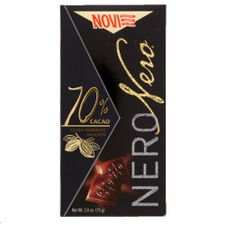 Tavoletta Cioccolato - Novi - NeroNero Extra Fondente Delicato -...