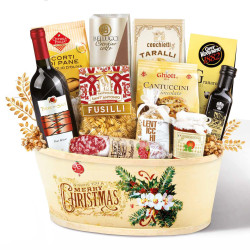 Confezione Regalo Natale - Cesta Camelot - 12 Pezzi