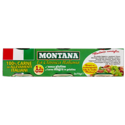 Carne in Scatola - Montana - 3 da 70 gr