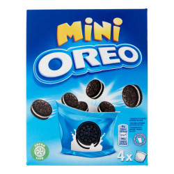 Biscotti Oreo - Mini Oreo - Pacco da 4 Porzioni da 40 g (160 g)