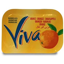 Vaschetta Marmellata - Arancia 25 g - Viva - Classiche - 60 Pezzi