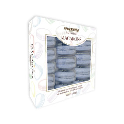 Macarons Maxtris - Patisserie - Gusto Vaniglia - Celeste - 15 pz -...