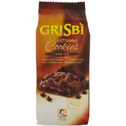 Biscotti Extreme Godivo -  Cookies Grisbì Crema al Cioccolato - 158 gr