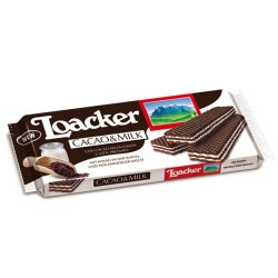 Biscotti Wafer Loacker - Classic Cacao e Milk - Latte e Cacao - 175 gr