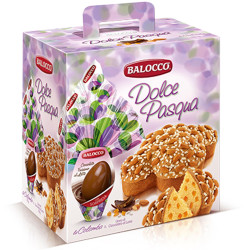 Dolce Pasqua - Balocco Colomba Mandorlata 750 gr + Uovo Cioccolato...