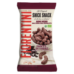 Cornetti al Riso Nero e Sale Rosa - Fiorentini - Snick Snack - 45 g